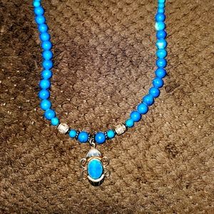 Turquoise pendant and and necklace